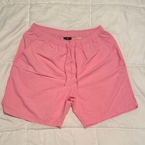 H&M Pink Elastic Waist Shorts